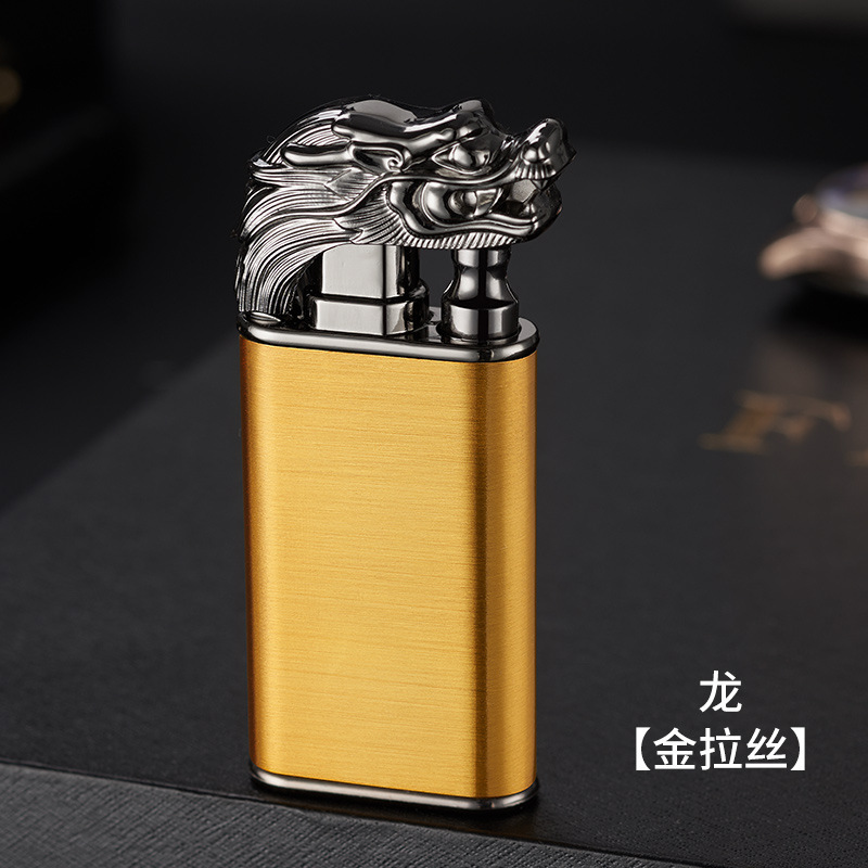 Custom High Classic Support Customize Logo Refillable Windproof Single Jet Flame Torch Cigar Lighter