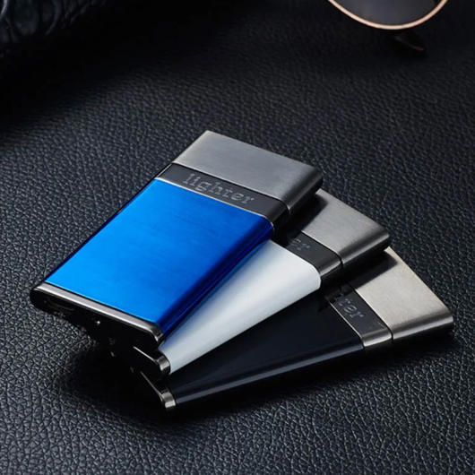 Lighters Metal Blameless Usb Charging Fighter Smokeless Electronic Cigarette