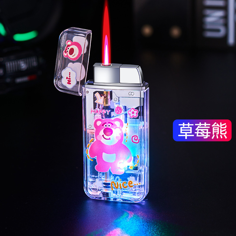 Butane Lighters Adjustable Jet Flame Torch Lighters Windproof Butane Refillable Gas Torch Long Lighter