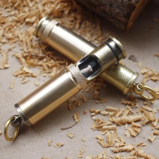 Retro Torch Lighter Wheel Flint Brass Kerosene Oil Pipe Lighter Cigarette Gasoline Windproof Gadget Men