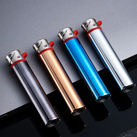 Butane Jet Gas Lighter Cylindrical Inflated Grinding Wheel Cigarette Lighters Smoking Accessories Cigar Tool Men's Gift