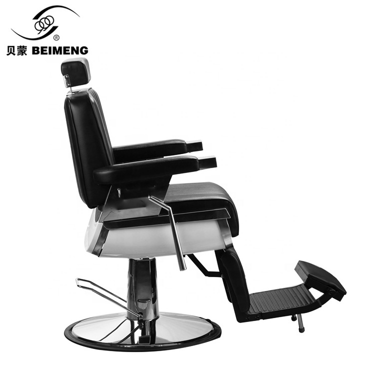 BEIMENG Best selling foldable vintage heavy recliningbarber salon barber chair