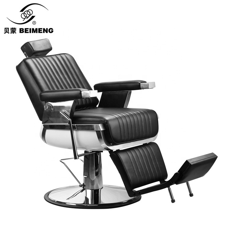 BEIMENG Best selling foldable vintage heavy recliningbarber salon barber chair