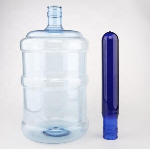 750 gram 55 mm push neck PET preform for 20 litre 5 gallon water bottle