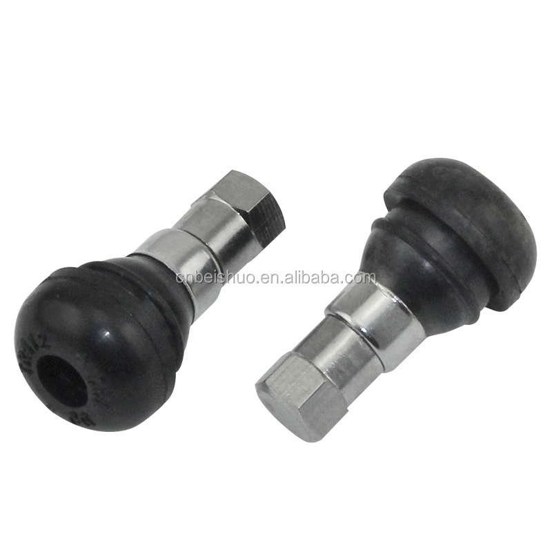 Rubber Car Wheel Tire Tubeless Valves Stem with Dust Caps