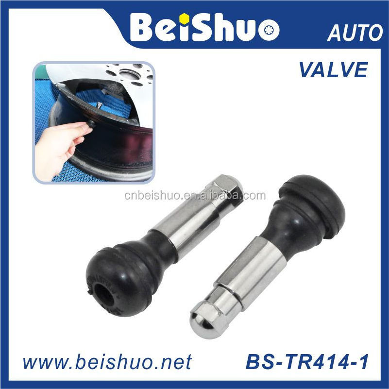 Rubber Snap-in Valve Stem Car Cap Rubber Tubeless Tire Valves