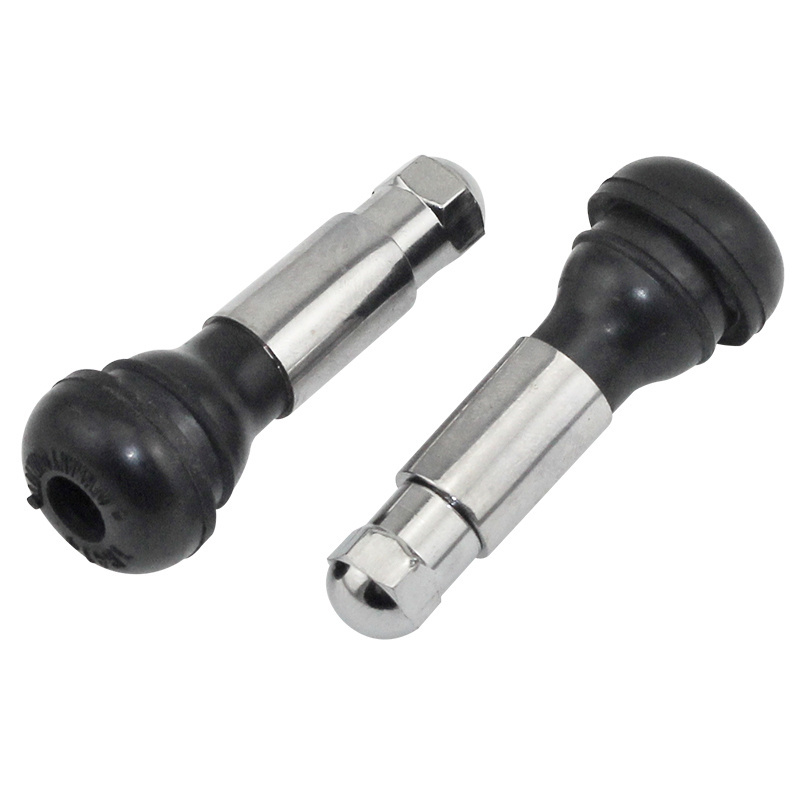 Rubber Snap-in Valve Stem Car Cap Rubber Tubeless Tire Valves