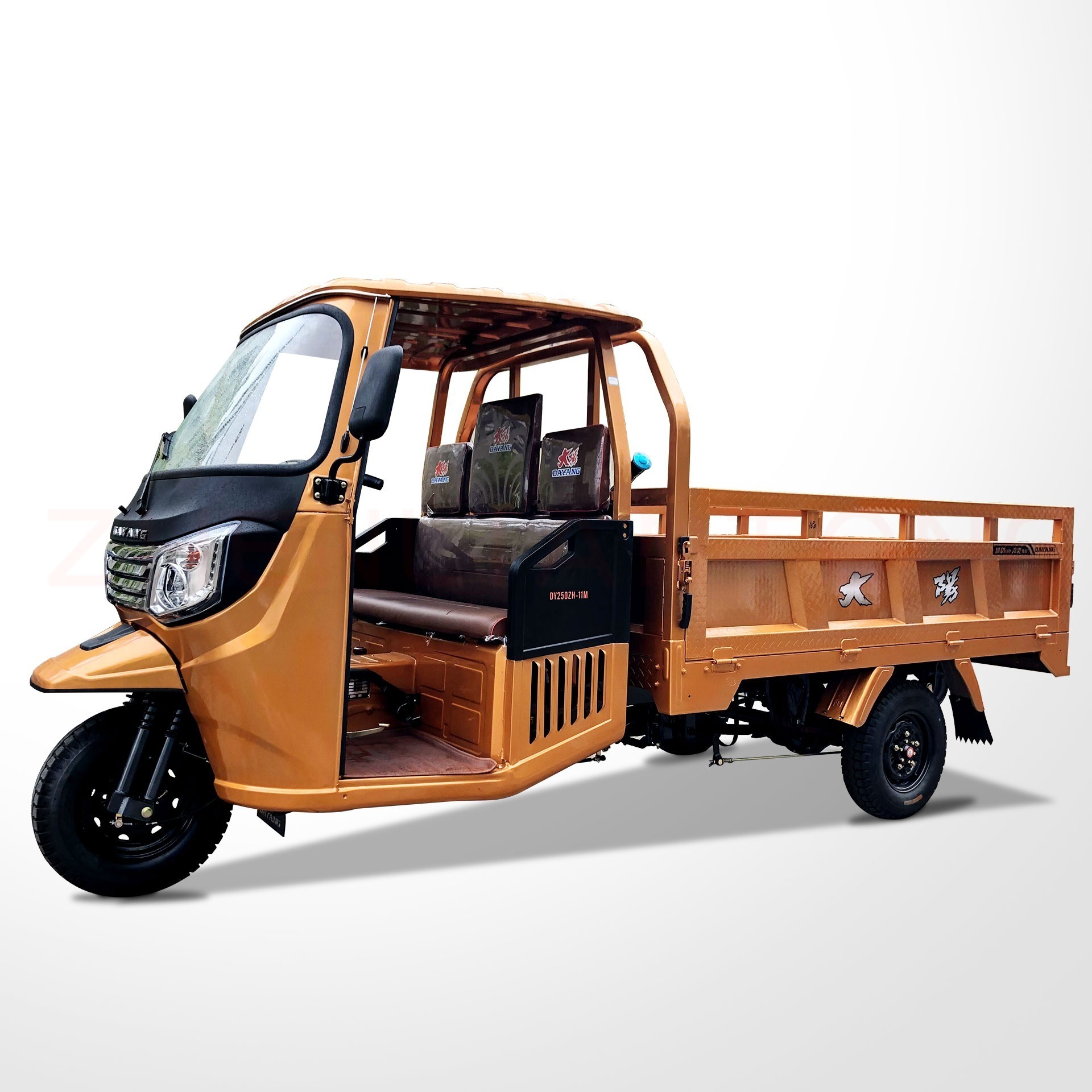 Heavy Duty Cargo Tricycle 250cc motos+tricycle+de+cargo Factory with CCC certification