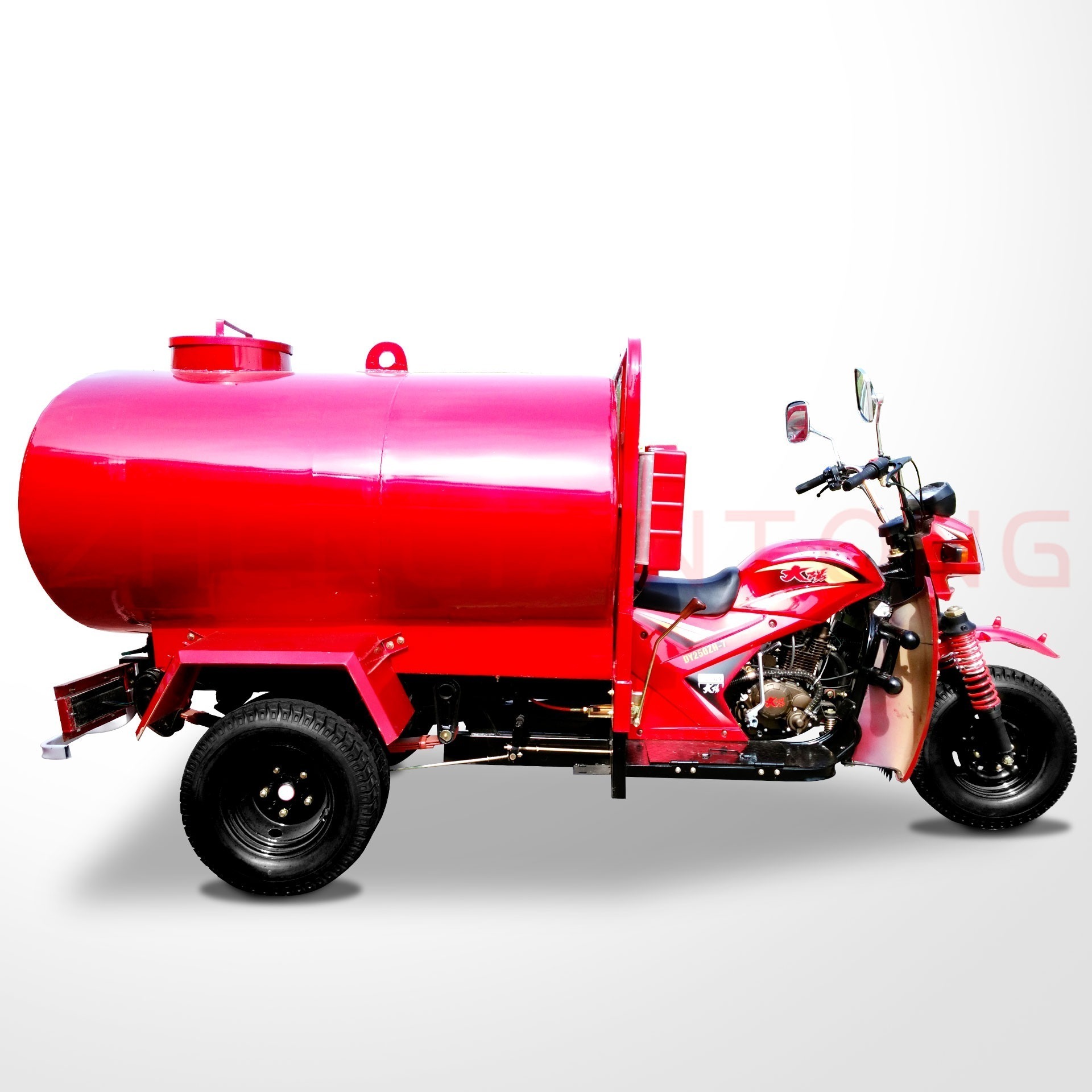 DAYANG African new hot popular fashionable tank water tricycle tuk tuk three wheel motorcycle 250cc water tank tricycle