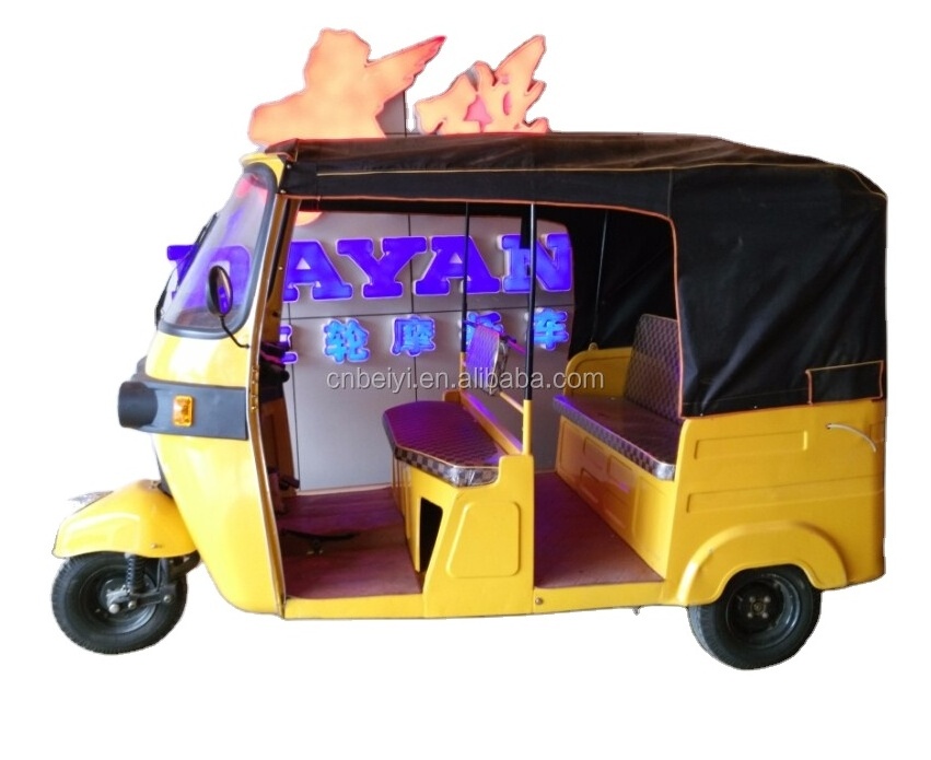 Hot sale 2017 wholesale price 4 passengers three wheeler taxi motorcycle for sale in Ethiopia