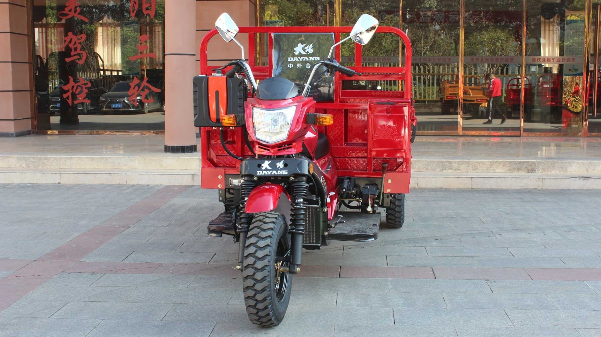 DAYANG Brand New Luxury Motorcycle Motorized Gas Power Cargo Tricycle Automatic 3 Wheel 201 - 250cc Hydraulic 09 Type 2m*1.3m