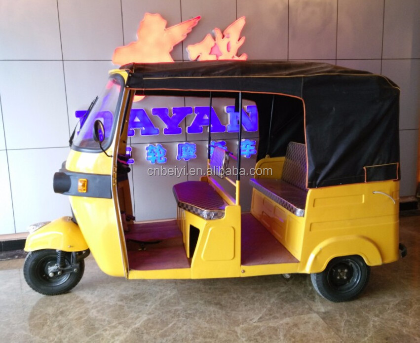 booster rear axle mini trike 6 passengers auto taxi tricycle