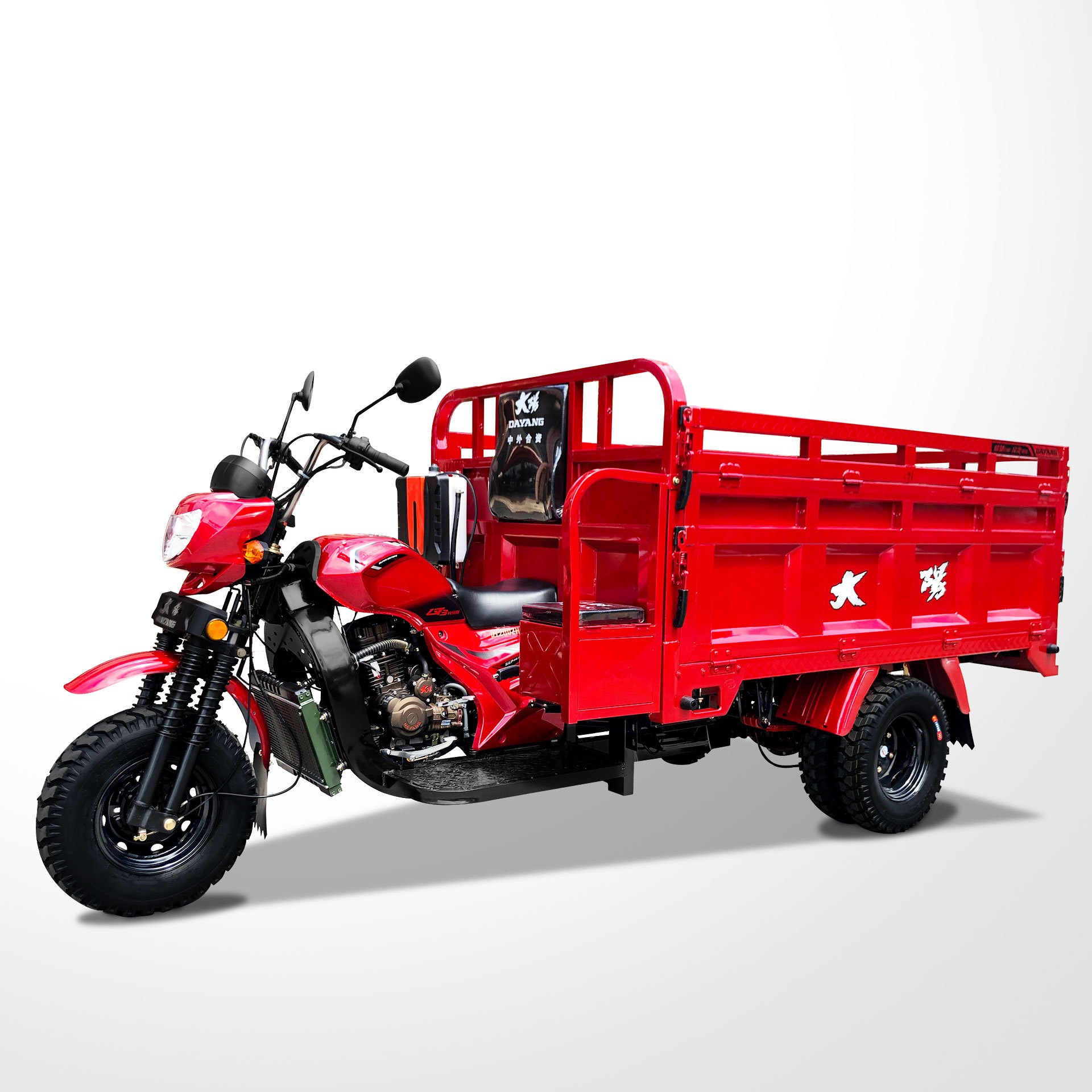 Chinese Factory Tipper Five Wheel Tricycle Motorized Gas Powered 300cc Self Loader Three Wheel Cargo Tricycle Manufactures