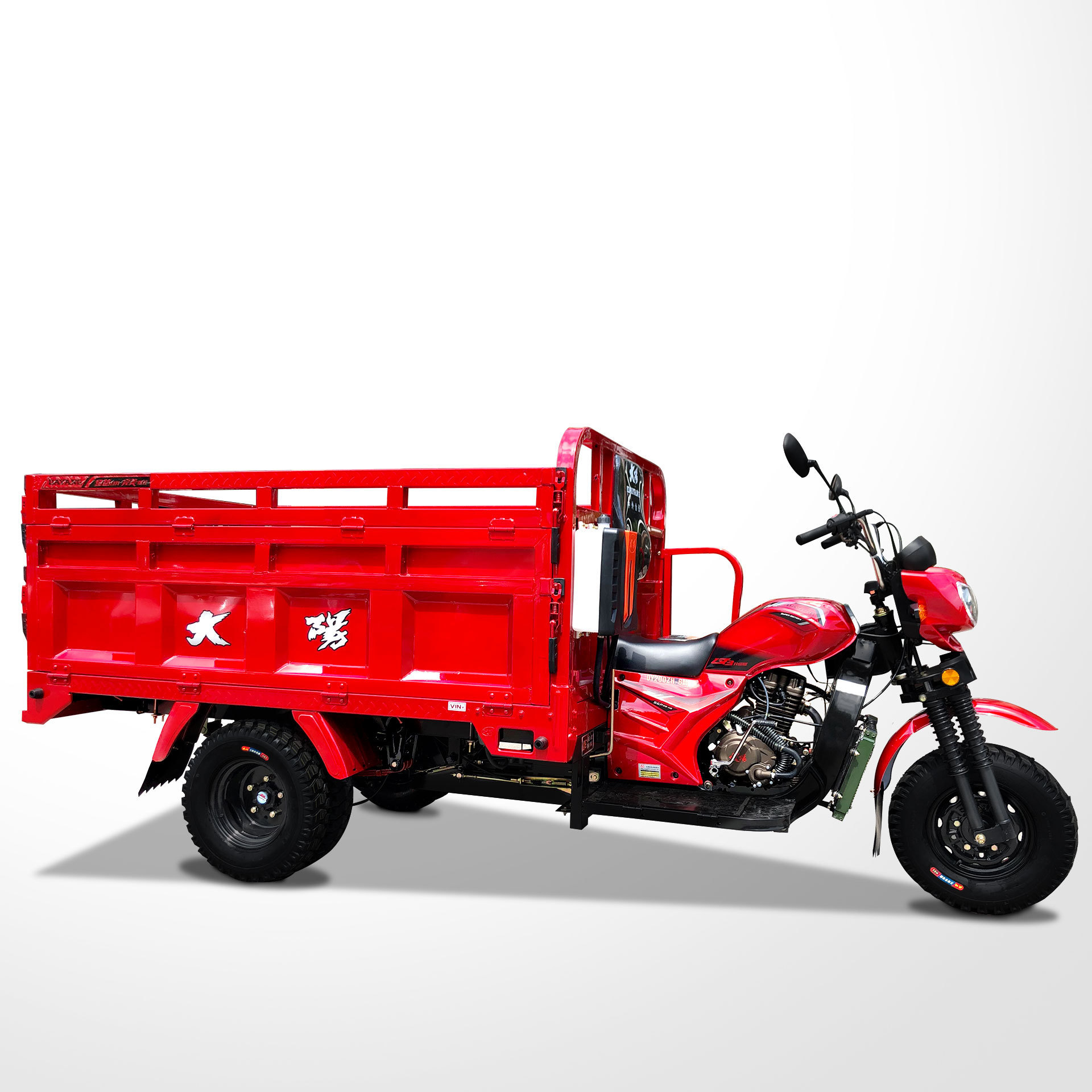 Chinese Factory Tipper Five Wheel Tricycle Motorized Gas Powered 300cc Self Loader Three Wheel Cargo Tricycle Manufactures