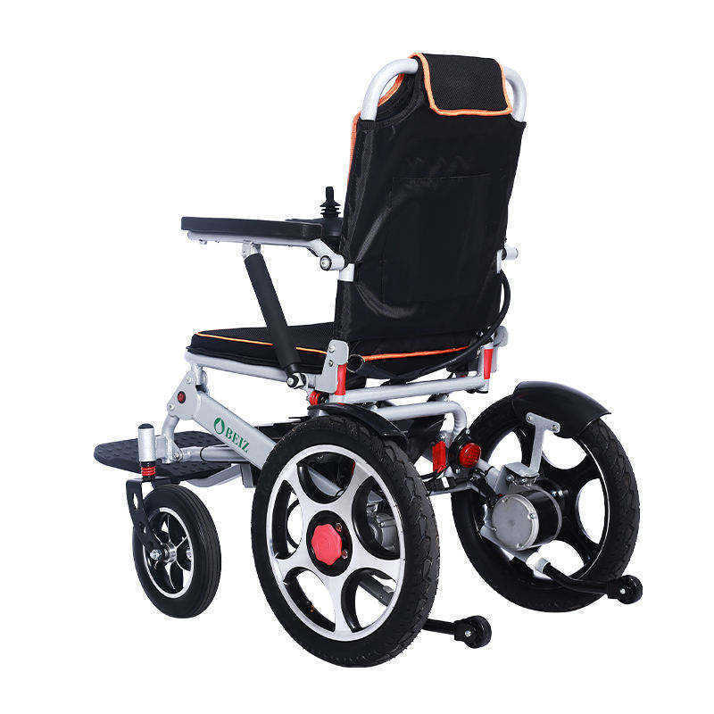 Lightweight Foldable E-wheelchair Aluminium Alloy 25KG 12AH Wheelchair to airplane usage Electric Wheelchair