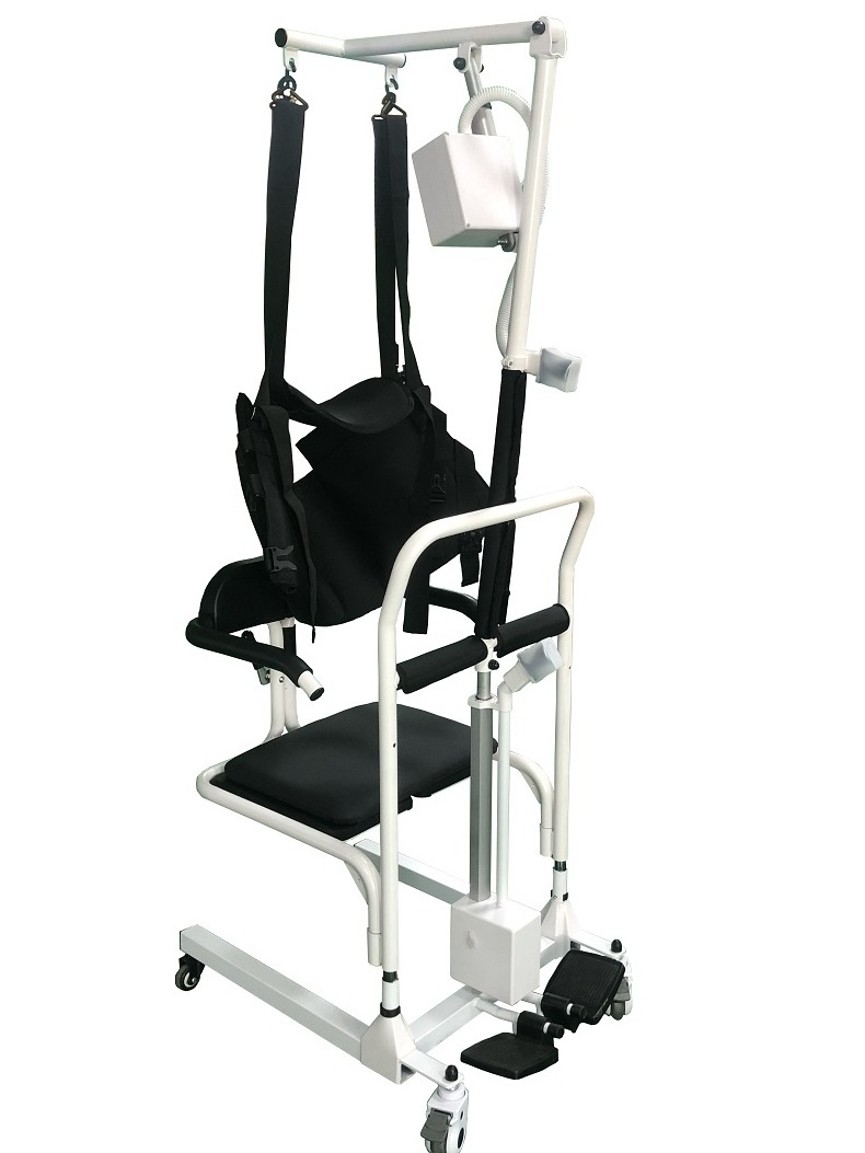 Medical Equipment Move Toilet Wheelchair electric patient lift transfer chair For Elderly Commode with 24V 40A motor 88W-BZ-L08