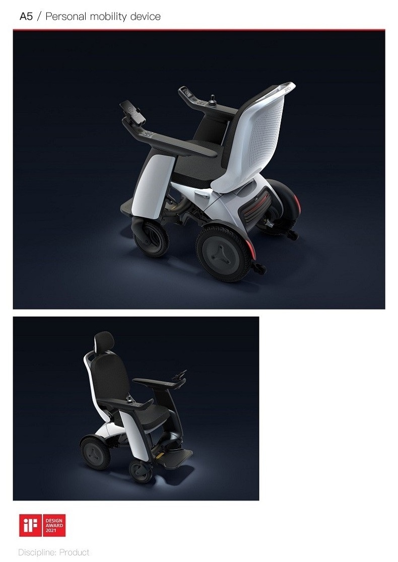 China Medical Device Supplier Trade Price Luxury New Foldable Extra Wide Extra Wide Four Wheel Chair Electric Wheelchair- BZ-A5