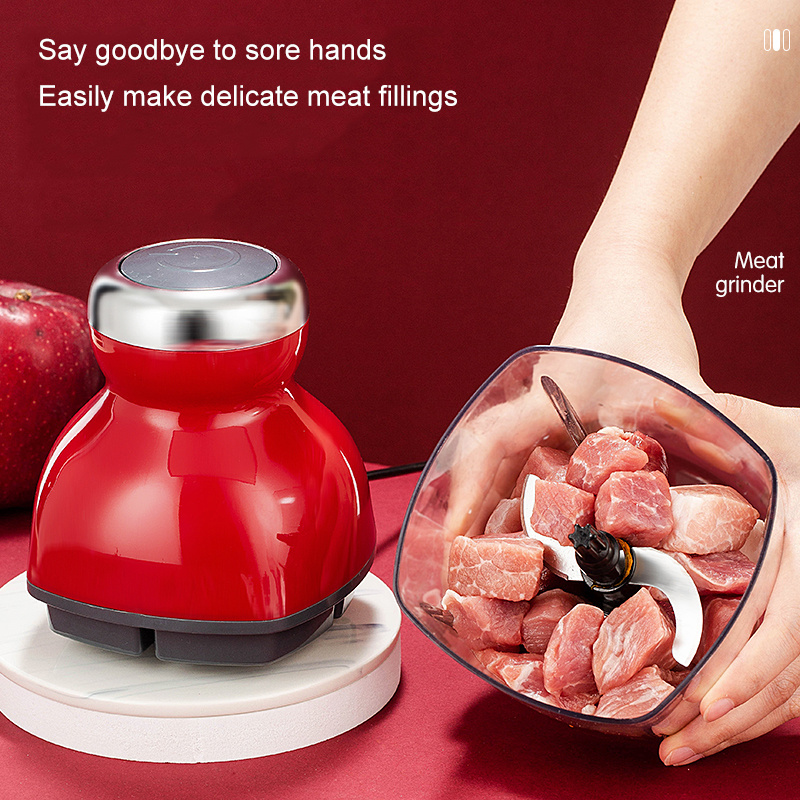 Multifunctional Electric Home Cooking Food Processor Mini Blender Meat Grinder