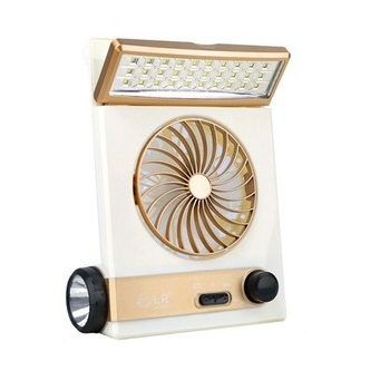 New Arrival Energy Saving Solar Fan Portable Multifunctional Led Camping Mini Air Cooling Fan