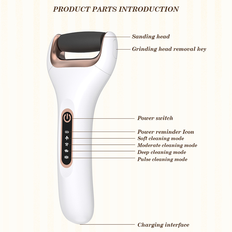 Whole Body Waterproof Rechargeable Own Harmony Electric Hard Skin Remover Foot Callus Remover