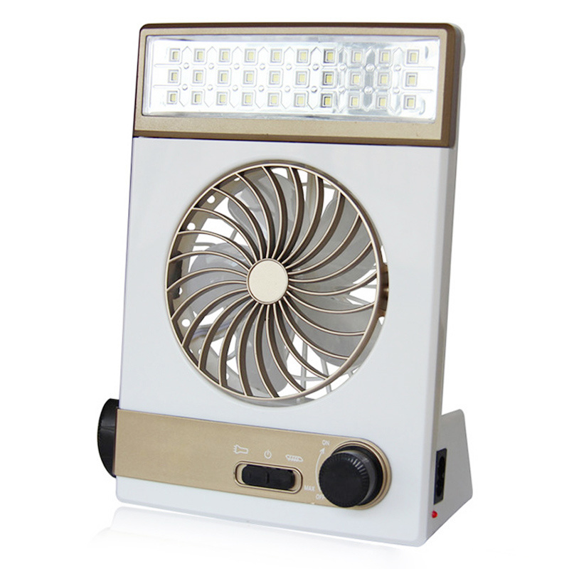 New Arrival Energy Saving Solar Fan Portable Multifunctional Led Camping Mini Air Cooling Fan