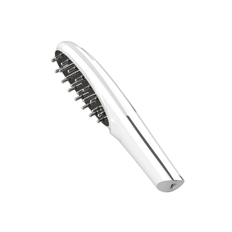 EMS Head Massager Hair Growth Comb Anti Hair Loss Red Light Therapy Vibration Hair Growth Brush Waterproof Scalp Massager