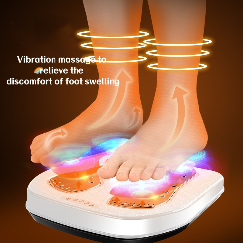 Logo Custom Health Care Muscle Stimulation 9 Intensities Device Tens EMS Massage Tens Therapy Pain Relief Foot Massager