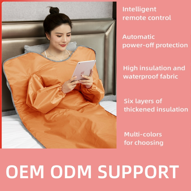 Quick Sweating Professional Weight Loss Detox Remote  Far Infrared Sauna Blanket  Body Wrap Slimming Heating Blanket