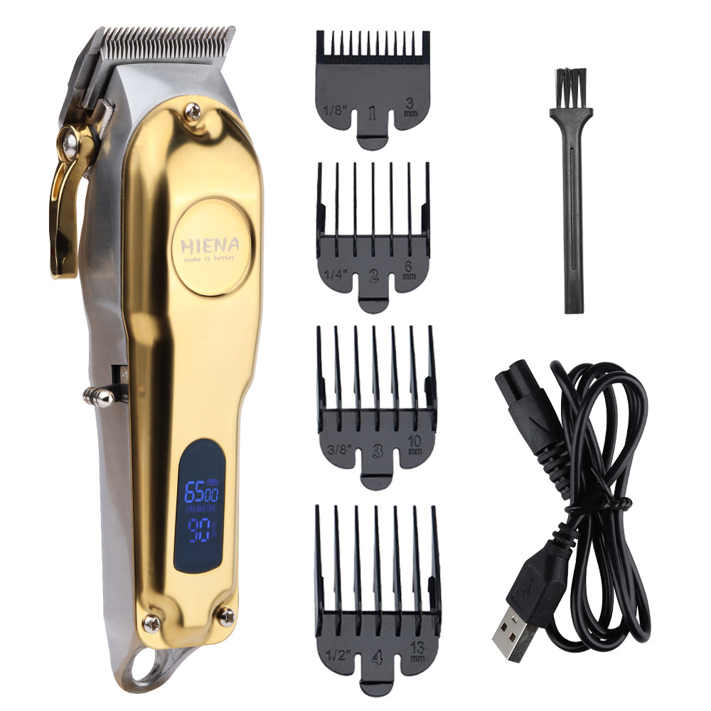 High Quality Hair Clipper For Men Rechargeable Cordless Electric LCD Razor 5 in 1 Hair Beard Trimmer Machine