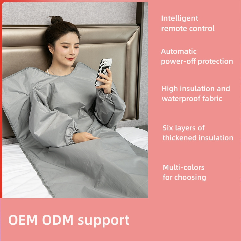 Quick Sweating Professional Weight Loss Detox Remote  Far Infrared Sauna Blanket  Body Wrap Slimming Heating Blanket