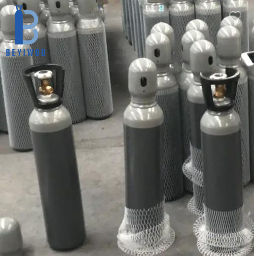 2L 4L 6L 8L 10L 13.4L 20L high pressure seamless steel cylinder/bottle/canister for oxygen/co2/argon/nitrogen/helium gas