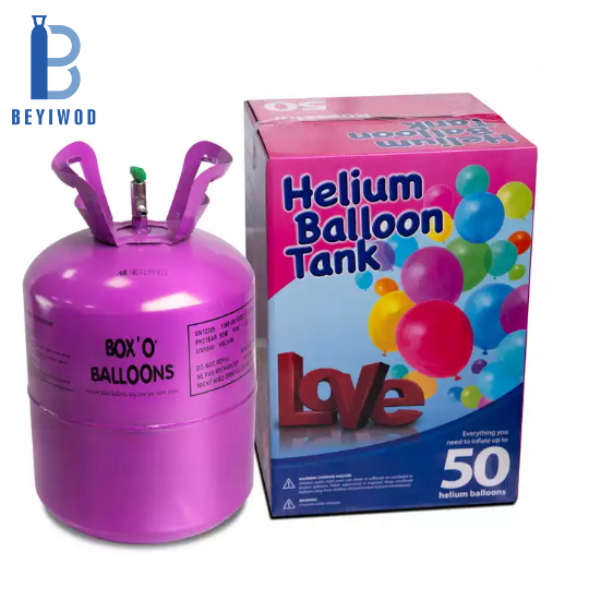 Empty balloons pure helium wholesale 13.4L 30LB 50LB helium tank, balloons cylinder