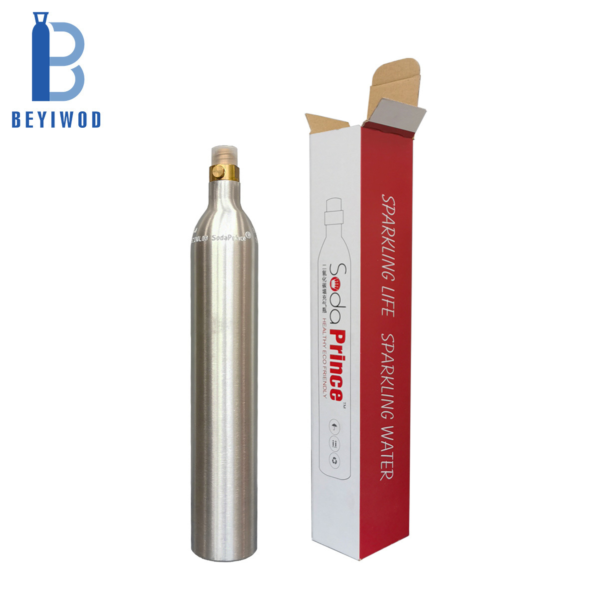 Hot sale gas seamless alloy co2 cartridge 12g threaded refillable co2 cylinder 2kg