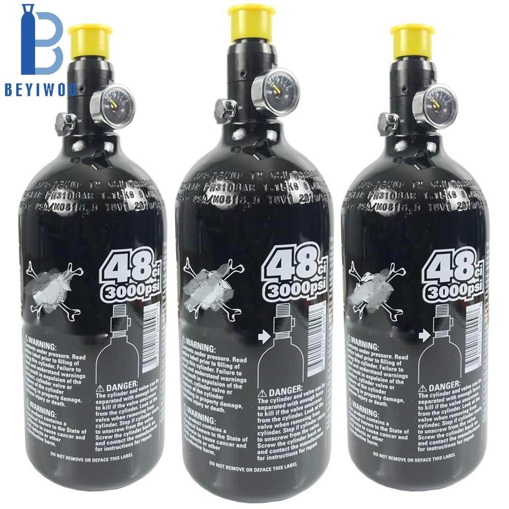 EU & UK Approved 13ci 48ci Aluminum Cylinders CO2 Bottles with regulator