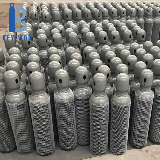 2L 4L 6L 8L 10L 13.4L 20L high pressure seamless steel cylinder/bottle/canister for oxygen/co2/argon/nitrogen/helium gas