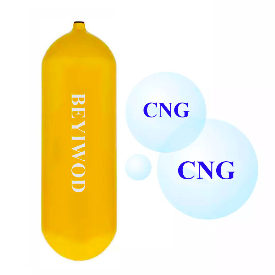 High pressure 200bar/300bar steel CNG gas cylinder type-1