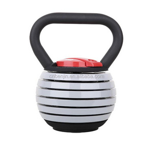 40 lbs Adjustable Kettlebell Weight W/ DVD. 5 lb increments Exercise Equipment Gym Kettle Bell Set