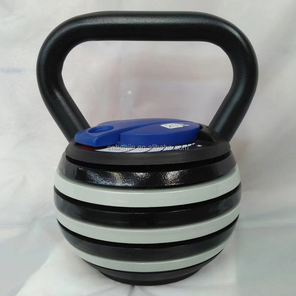 5 - 20 lb Adjustable Kettlebell Weight for Home Gym Trainer