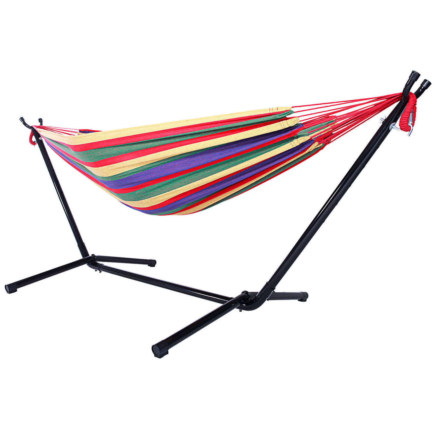 Hammock Stand, Two Person Bed for Backyard Porch Outdoor and Indoor Use Hammock Chair for Travel