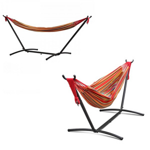 Hammock Stand for Outdoor Colorful and Portable Striped Camping, Garden Sports Home Travel Camping Swing Stand Hammock