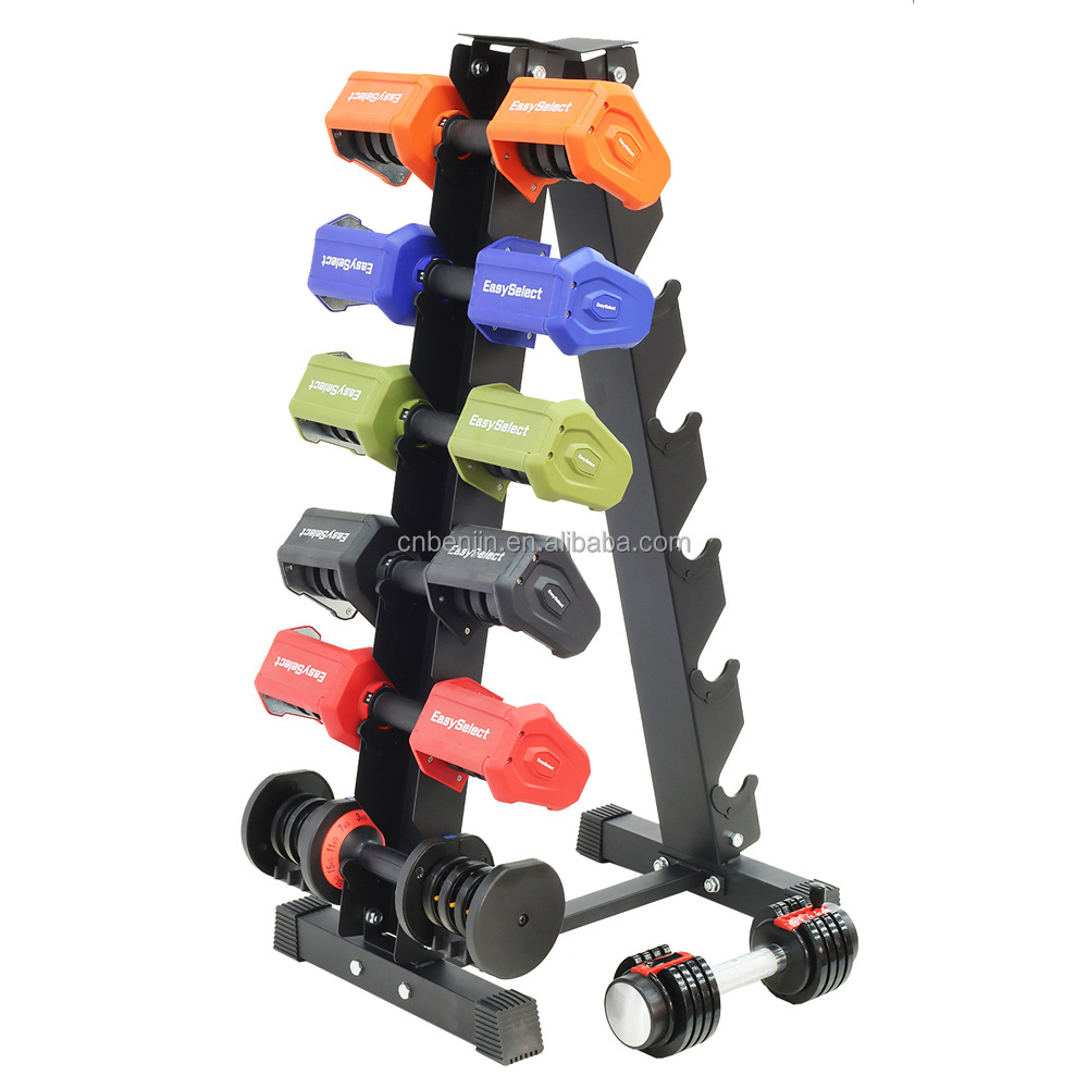 Dumbbell Rack Stand Only, 6 Tiers A-Frame Weight Rack for Dumbbells, Steel Dumbbell Holder Weight Stand for Home Gym Space Saver