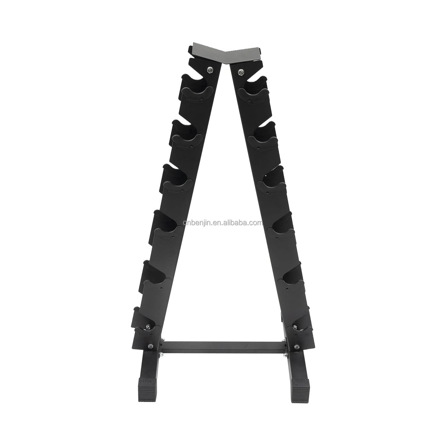 Dumbbell Rack Stand Only, 6 Tiers A-Frame Weight Rack for Dumbbells, Steel Dumbbell Holder Weight Stand for Home Gym Space Saver