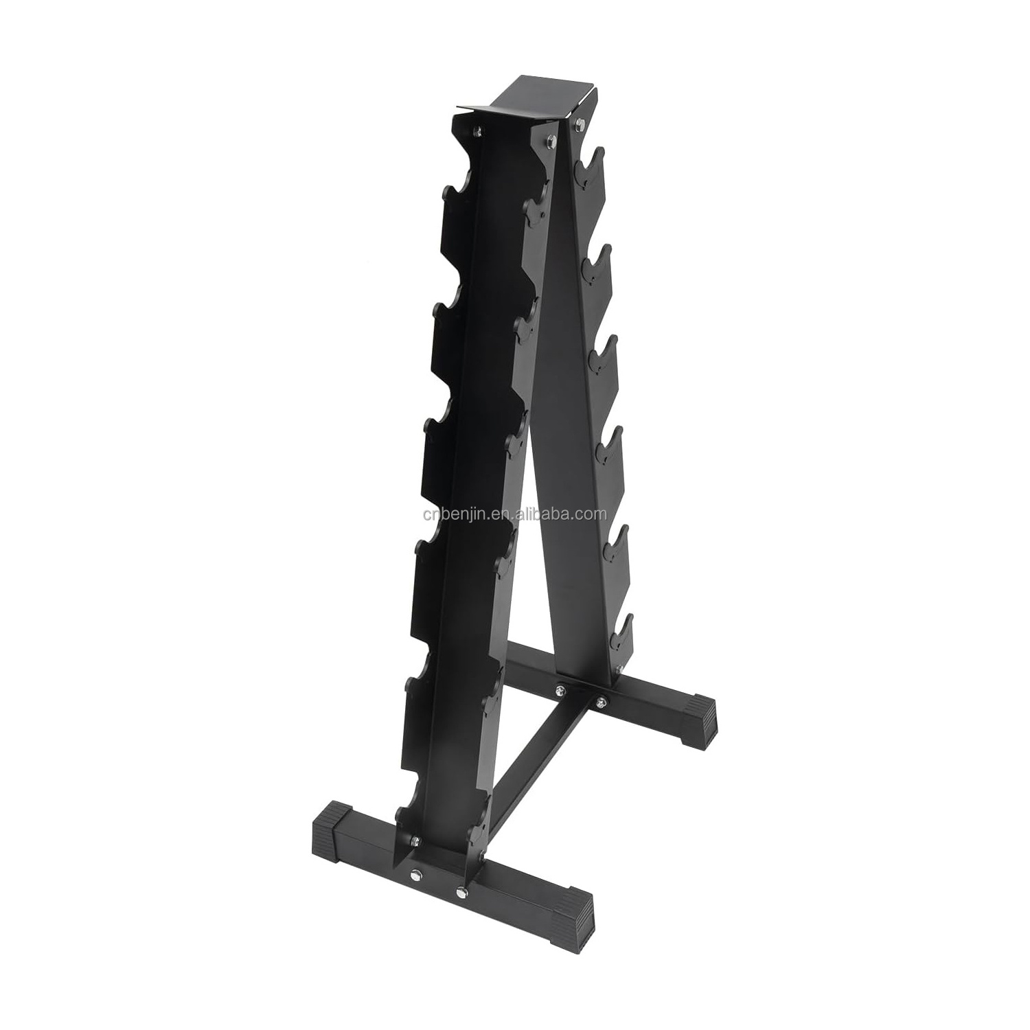 Dumbbell Rack Stand Only, 6 Tiers A-Frame Weight Rack for Dumbbells, Steel Dumbbell Holder Weight Stand for Home Gym Space Saver