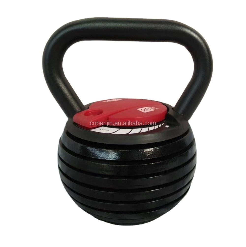 5 - 20 lb Adjustable Kettlebell Weight for Home Gym Trainer