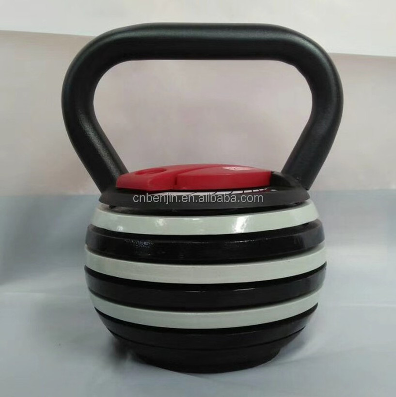 5 - 20 lb Adjustable Kettlebell Weight for Home Gym Trainer