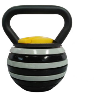 Adjustable 20 lbs Cast Iron Kettlebell Weight Set with 7 Weight Levels for Home Gym Office Exercise Strength Training for Unisex