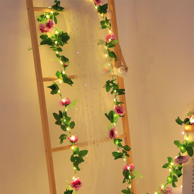 New Product Twinkle Curtain Decoration Luminous LED Fairy Curtain String Lights Vines String Lights For Bedroom Decorations