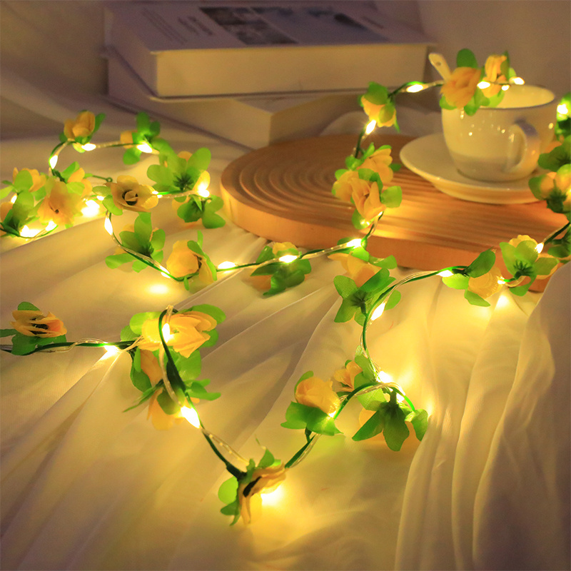 New Product Twinkle Curtain Decoration Luminous LED Fairy Curtain String Lights Vines String Lights For Bedroom Decorations