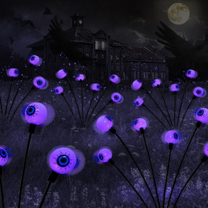 High Quality Wholesale Scary Eyeball Waterproof Stake Firefly Garden Lights Scary Eyeball Halloween Decorations