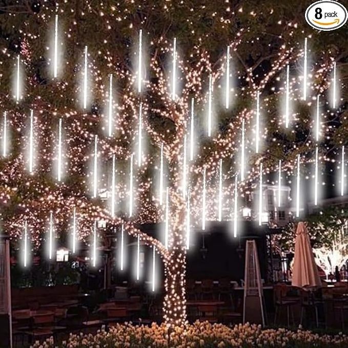 Low Price Sway With The Wind Curtain Fairy Battery Meteor Shower Lights Wedding